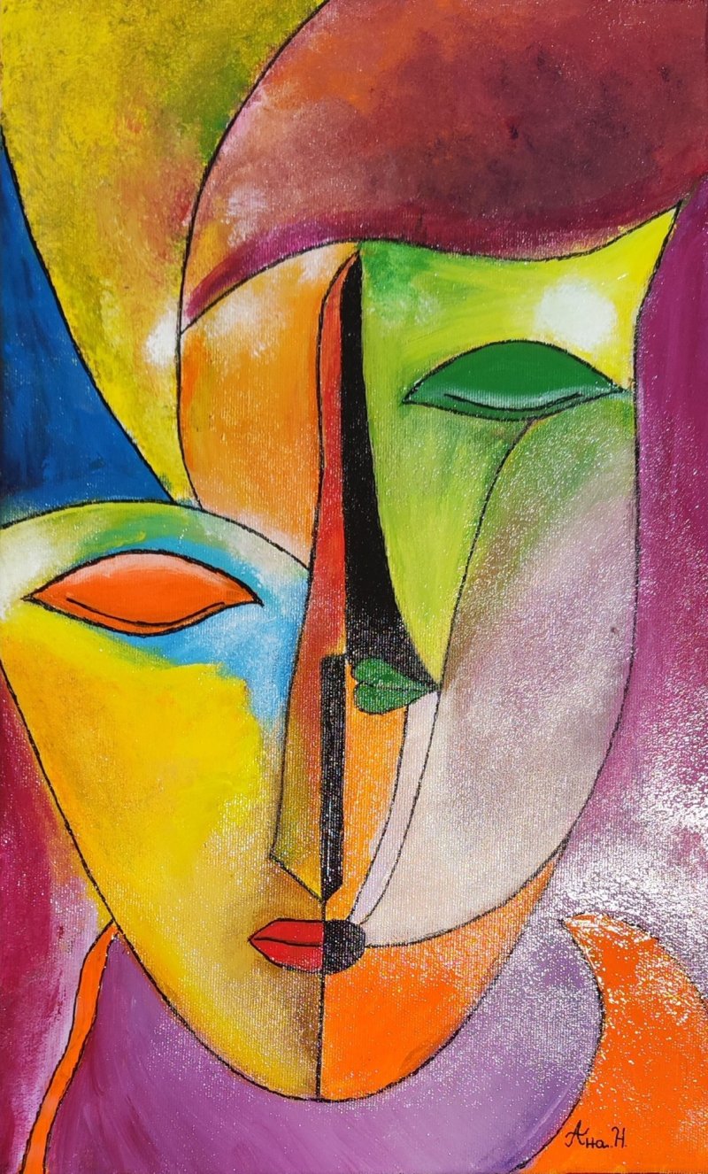 Mask, Painting Snežana Nedeljković