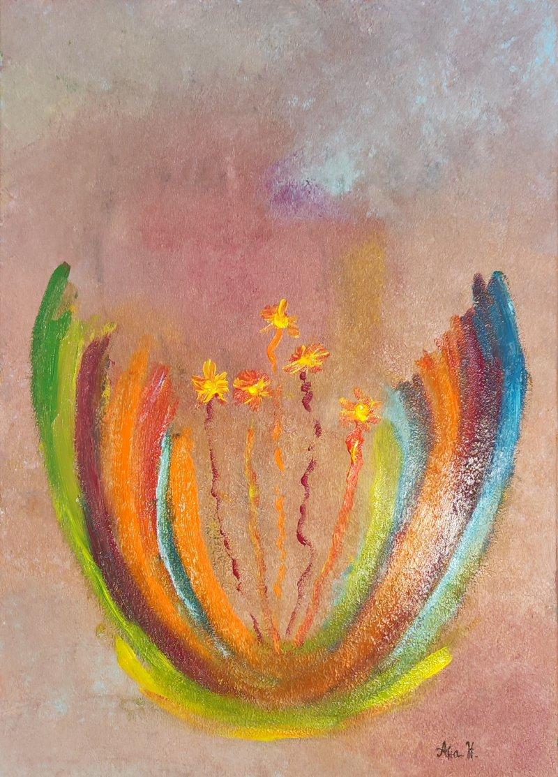 Lotus, Painting Snežana Nedeljković