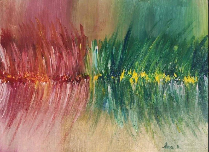 The sound, Painting Snežana Nedeljković