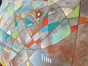 Abstraction in Blue, Painting Igor Savić