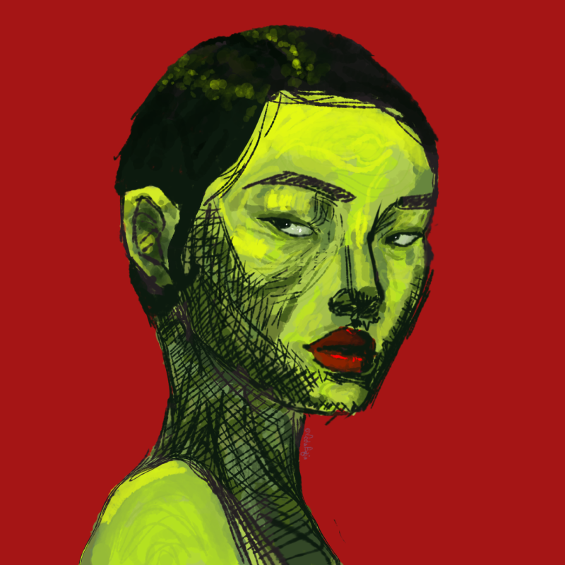 Green, Digital Art Dunja Bajic