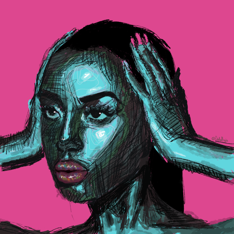 Roza, Digital Art Dunja Bajic