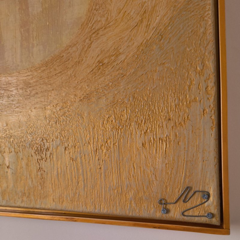 Solaris, Painting Modern Art Studio Modro Zeleno