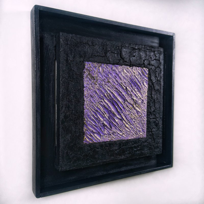 The Veil, Painting Modern Art Studio Modro Zeleno