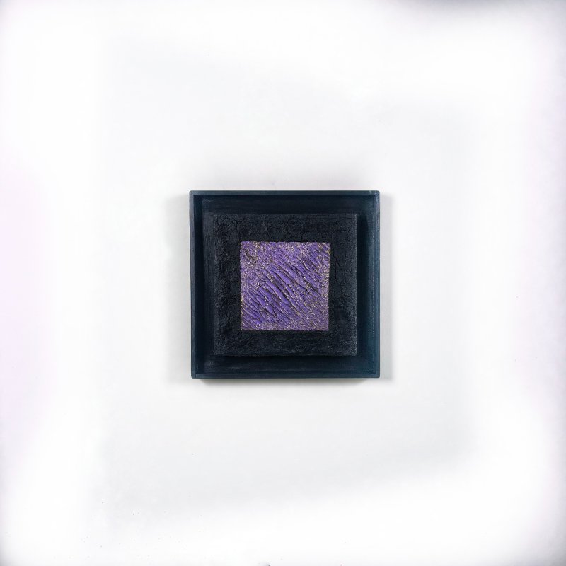 The Veil, Painting Modern Art Studio Modro Zeleno