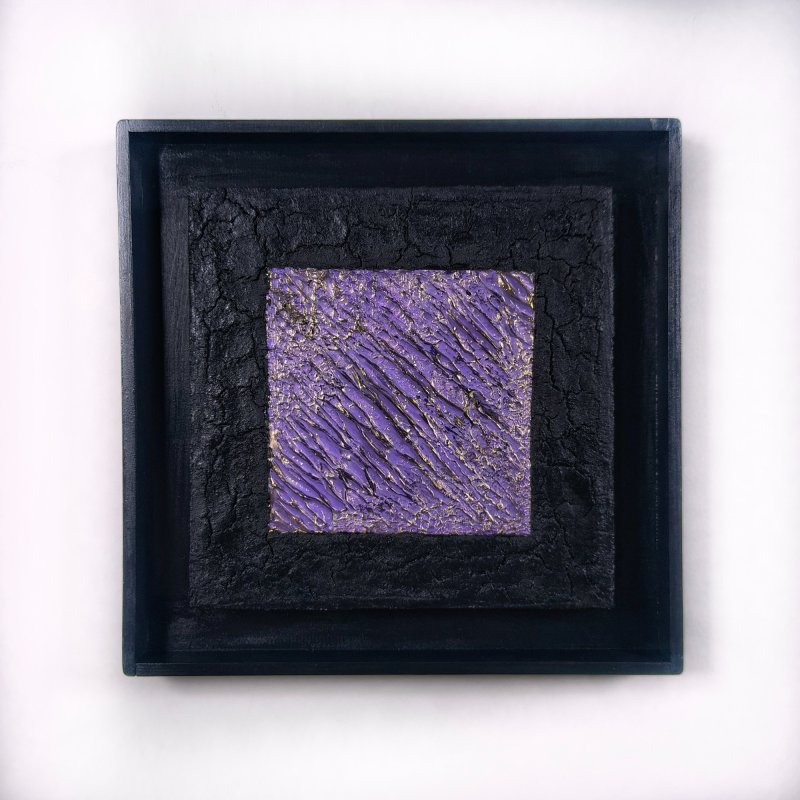The Veil, Painting Modern Art Studio Modro Zeleno