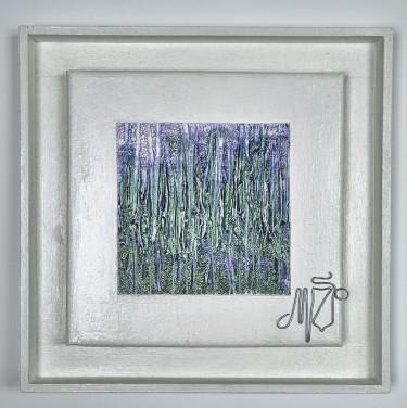 Lavender 01, Painting Modern Art Studio Modro Zeleno