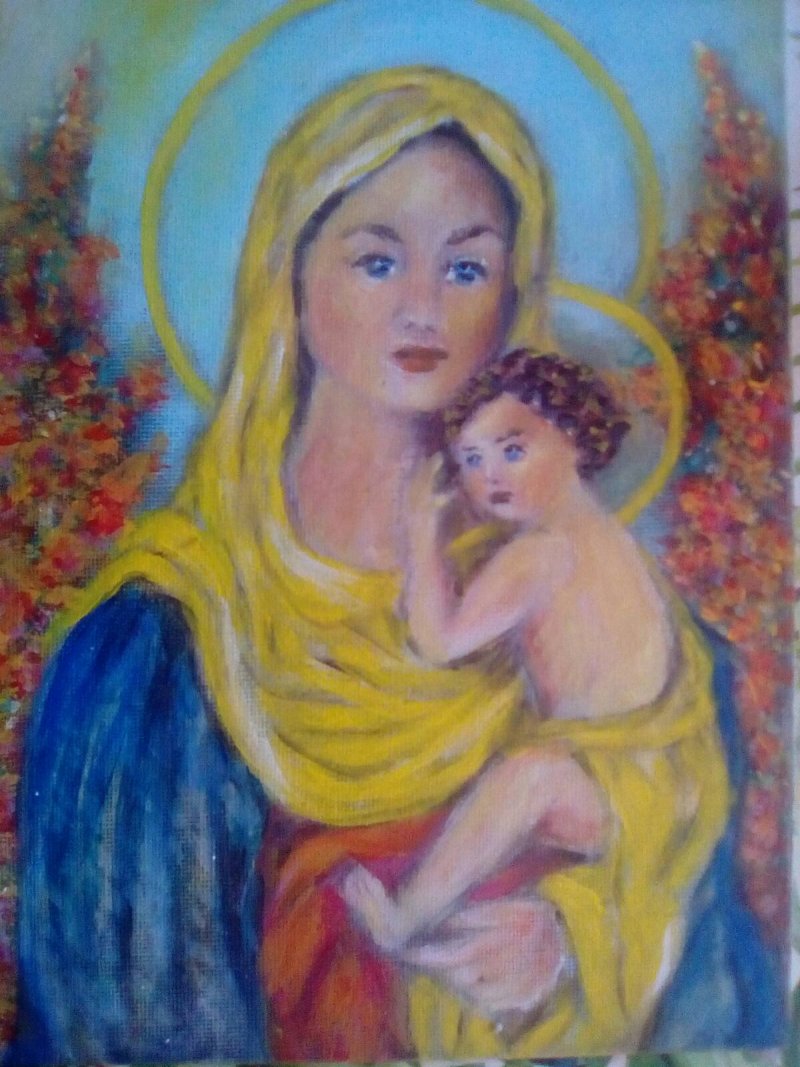 Bogorodica, Painting Marina Zivkovic