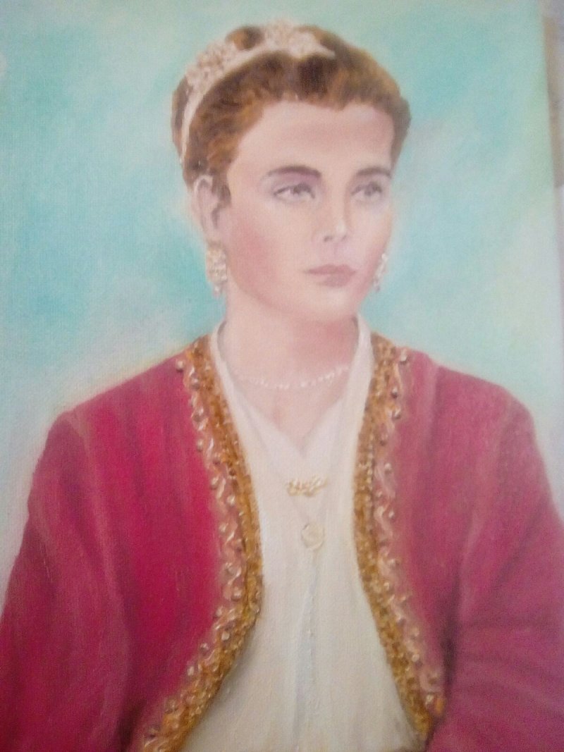 girl, Painting Marina Zivkovic