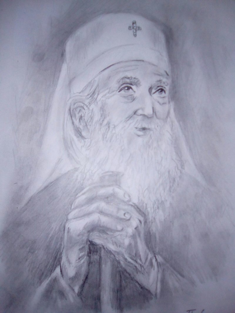Patrijarh Pavle, Painting Marina Zivkovic