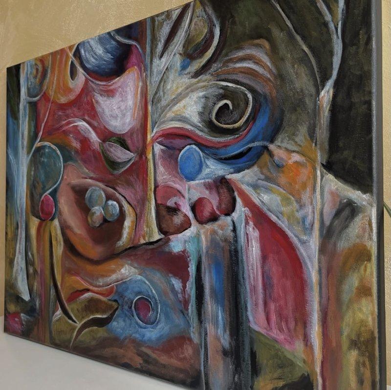 Abstract, Painting Studen Art