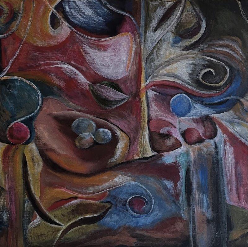 Abstract, Painting Studen Art