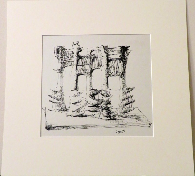 drawing for sculpture, Drawing Oto Logo - collection