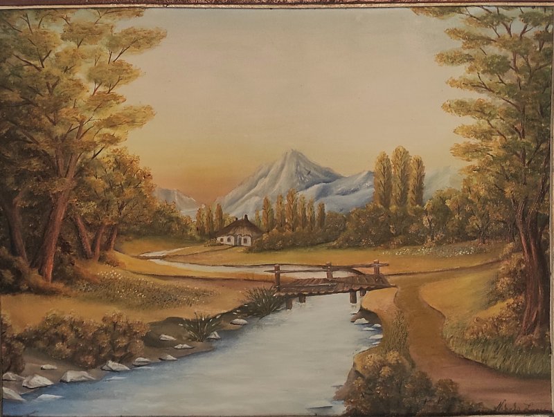 Bridge, Painting Nikola Lapic
