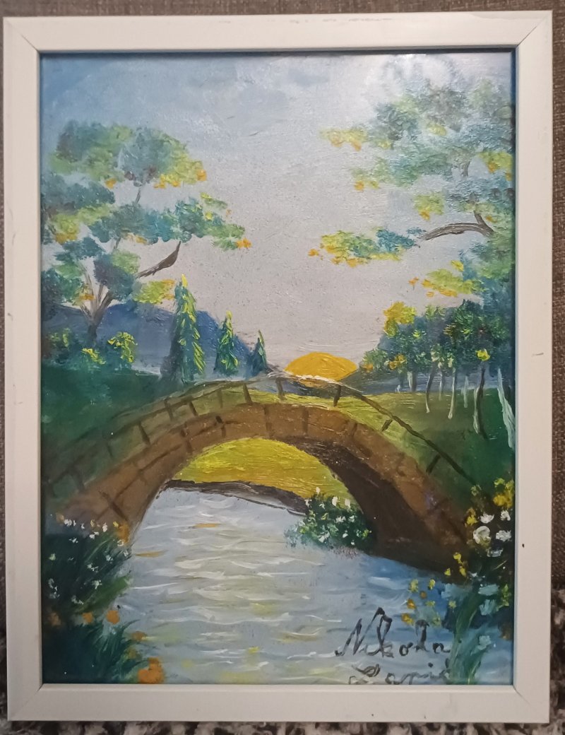 Bridge, Painting Nikola Lapic