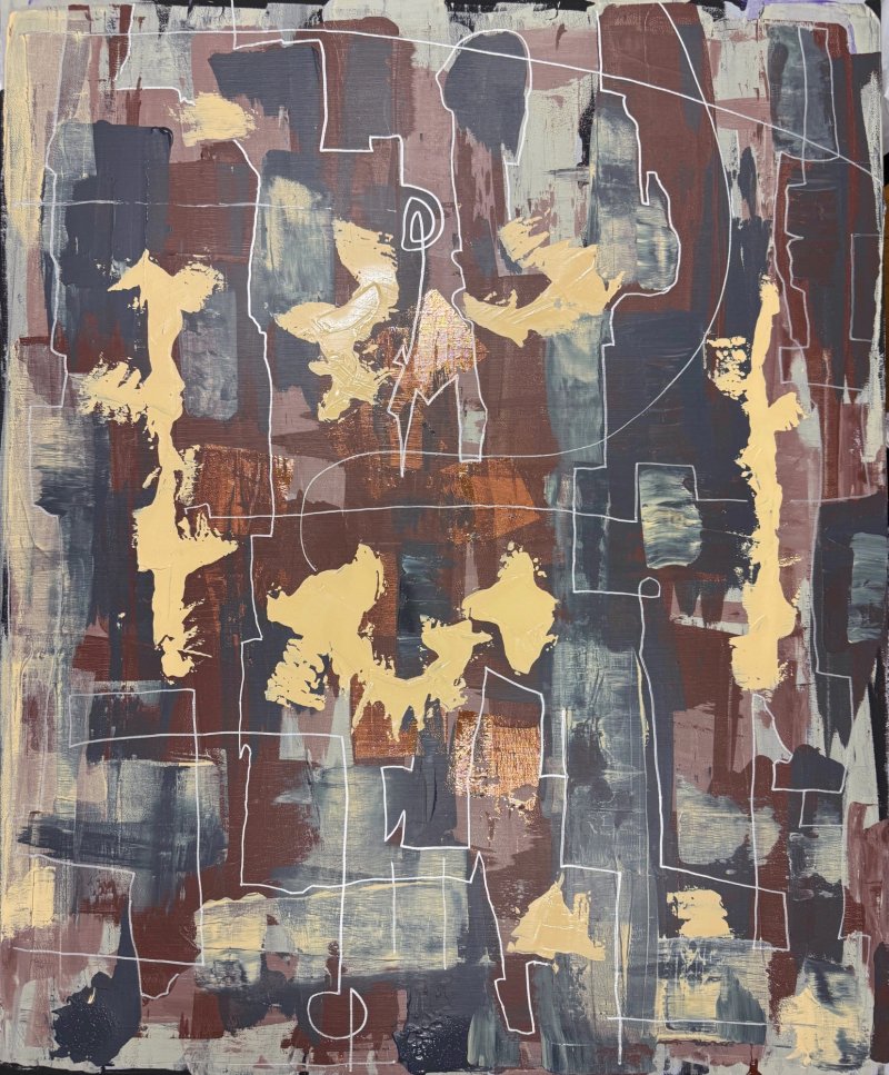 Akril na platnu 100x80cm, Slika Sanja Gojić