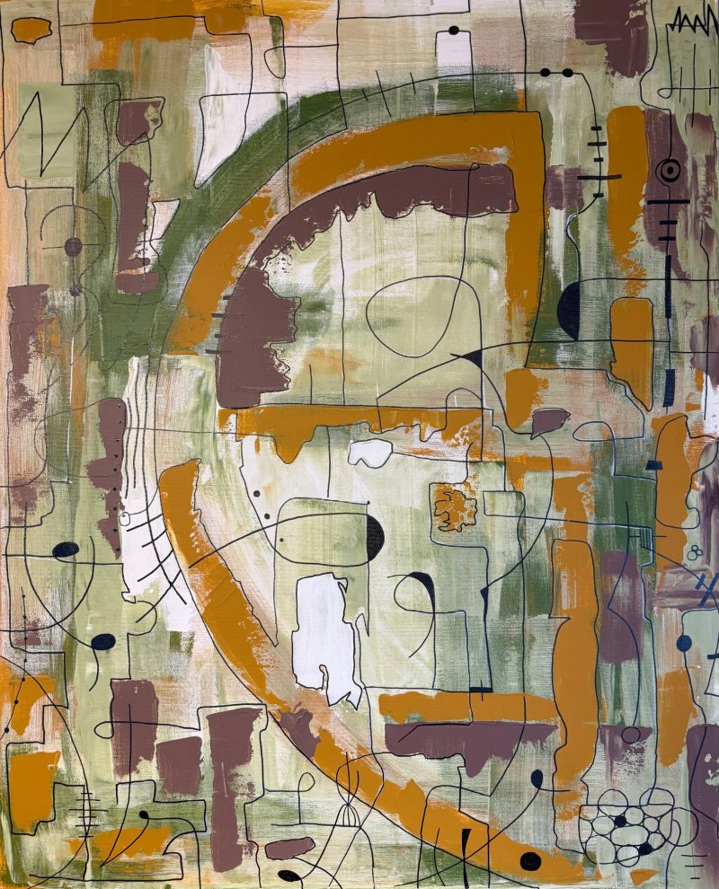 Akril na platnu 100x80cm, Slika Sanja Gojić