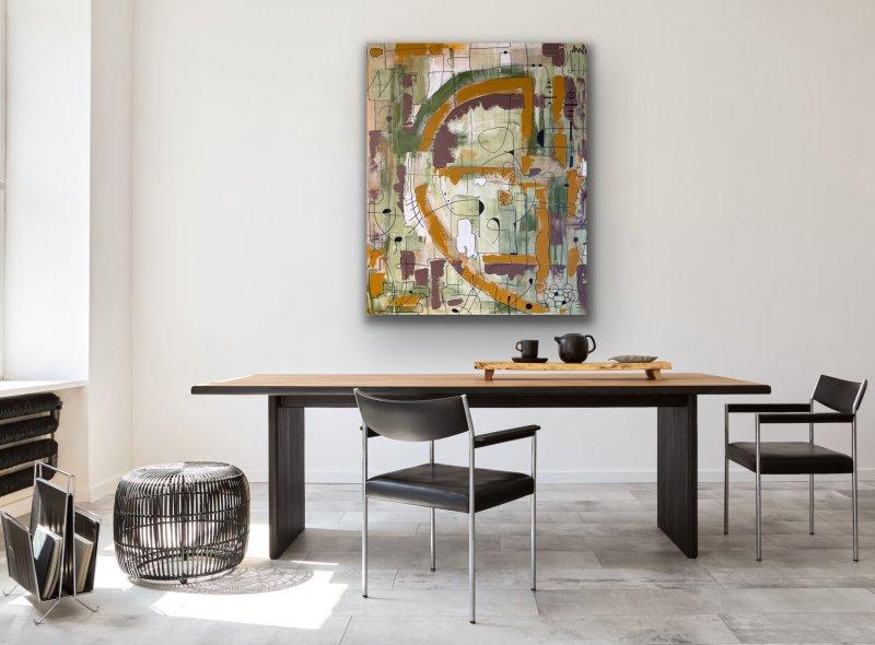 Akril na platnu 100x80cm, Slika Sanja Gojić