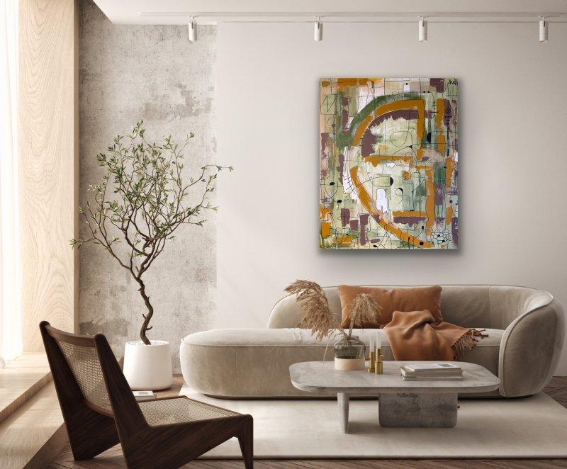 Akril na platnu 100x80cm, Slika Sanja Gojić