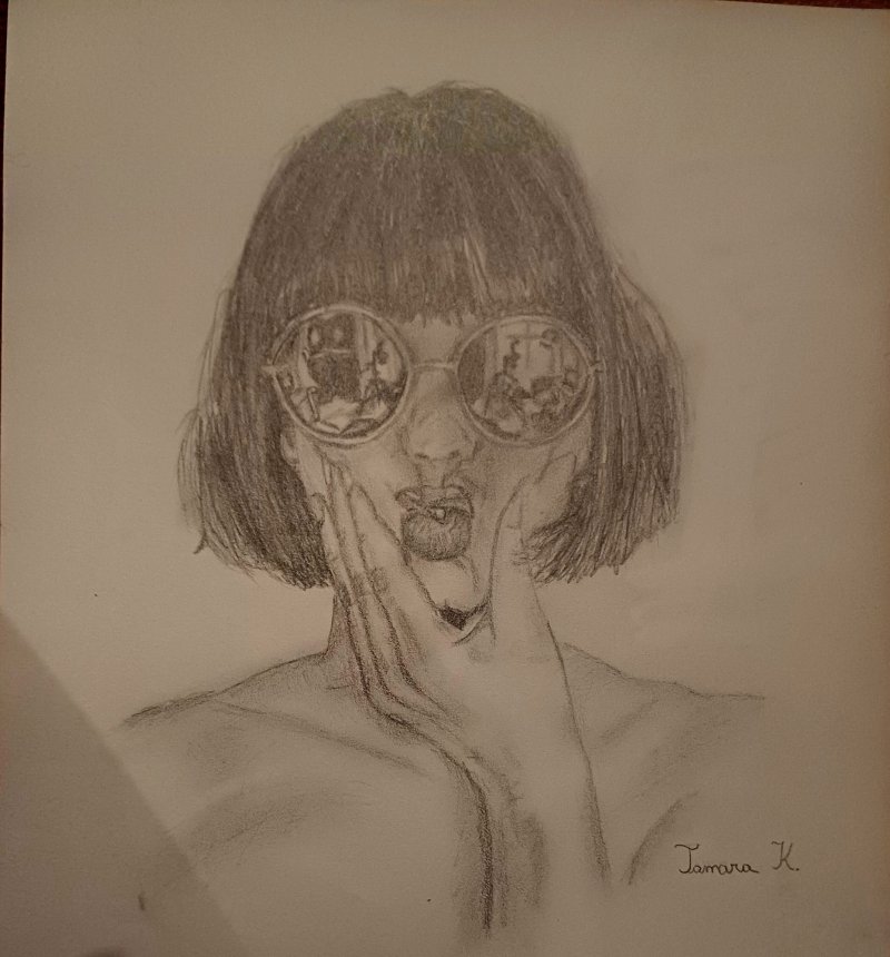 A girl, Drawing Tamara Kalicanin
