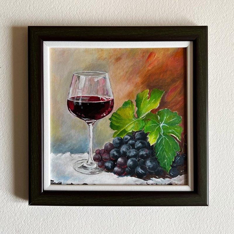 Vino i grozd, Slika Snežana Perović