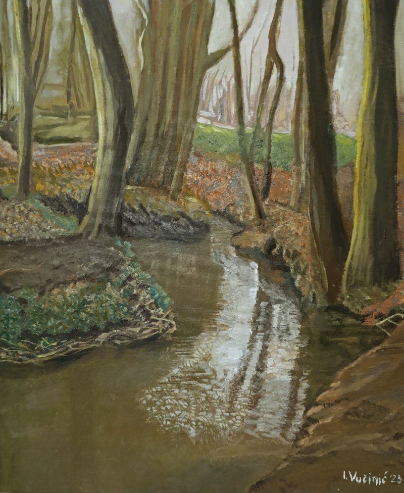 Mountain autumn, Painting Ivan Vucinic