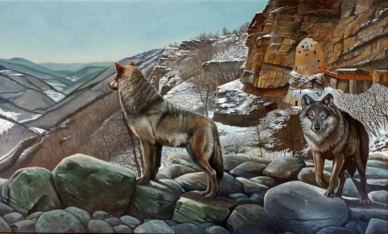 GUARDIANS OF SAVA HERITAGE, Painting Dragan Raskov Milosevic