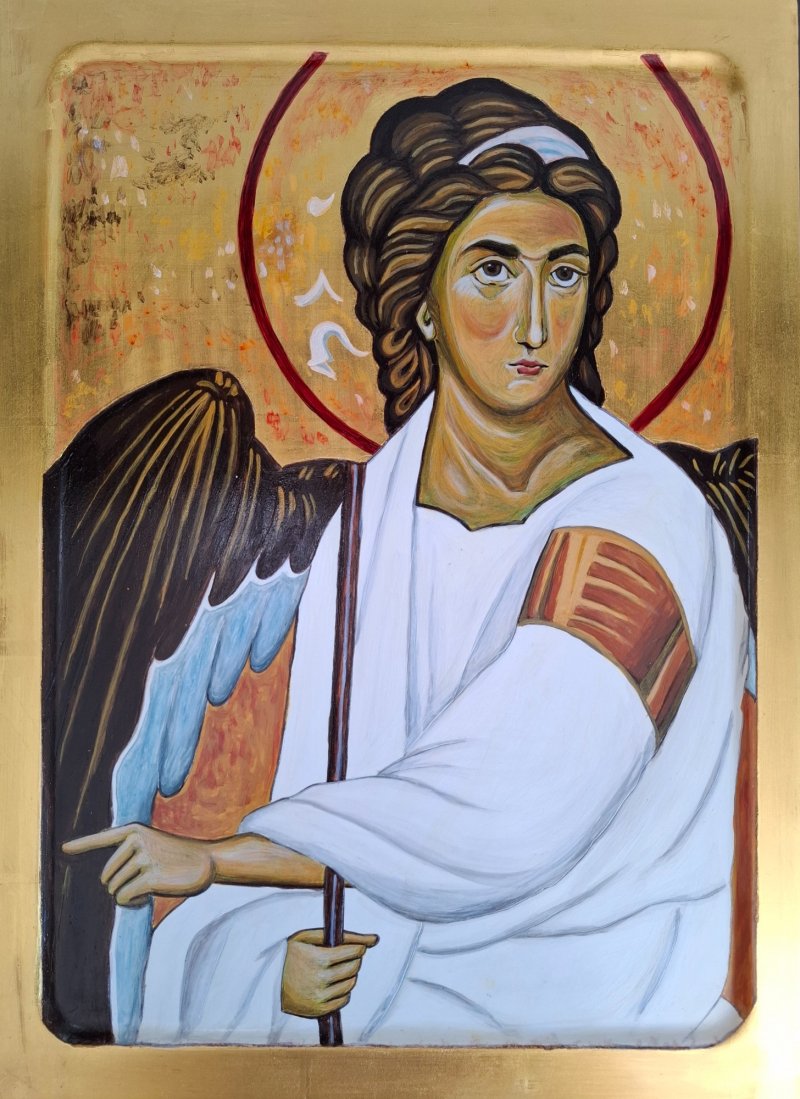 Icon Beli Andjeo, Painting Suzana Blagojevic