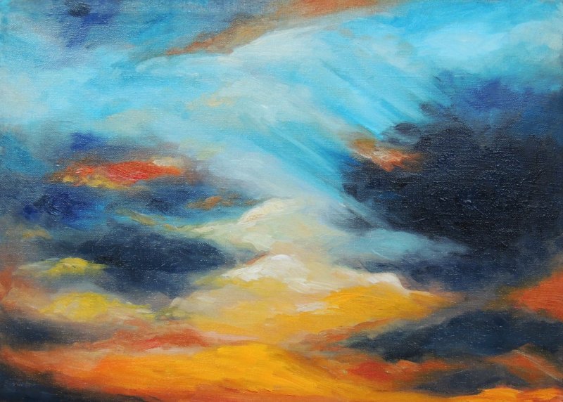 Sky, Painting Suzana Blagojevic