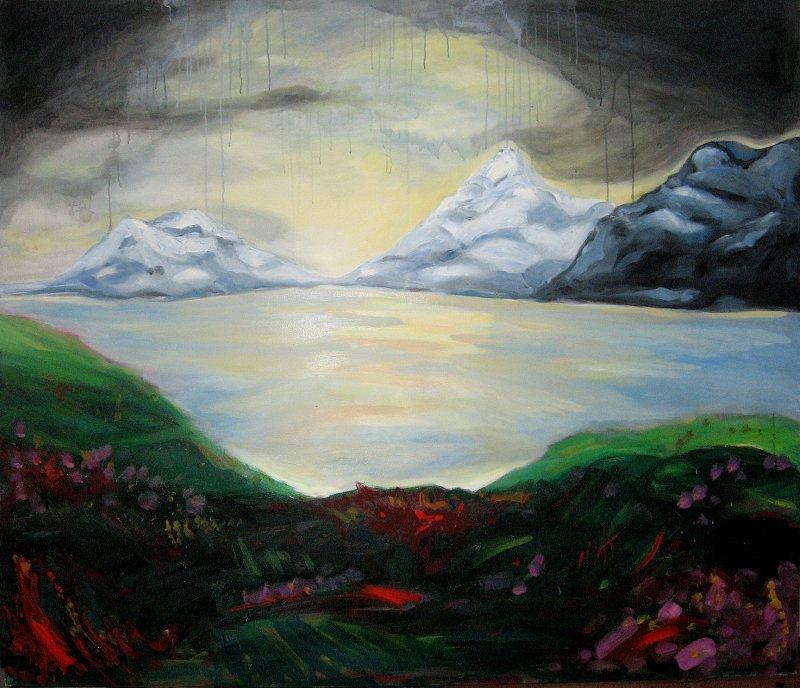 Landscape, Painting Suzana Blagojevic