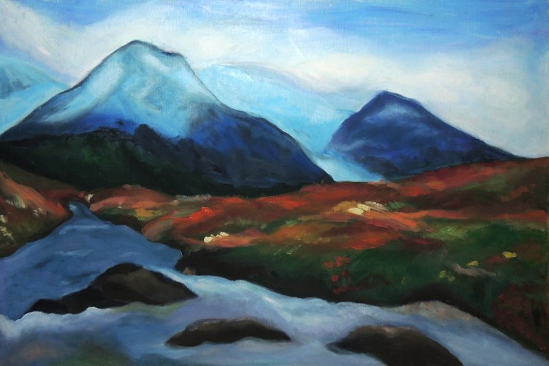Landscape, Painting Suzana Blagojevic