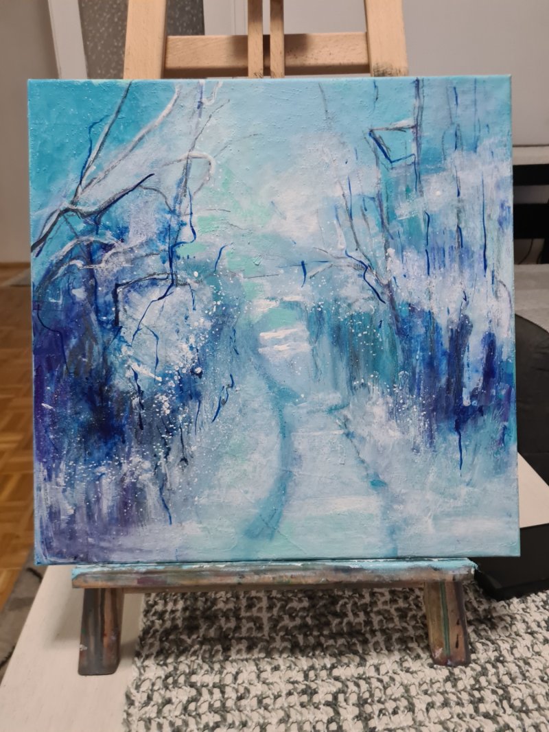 Frozen kingdom, Painting Olivera Vojnovic