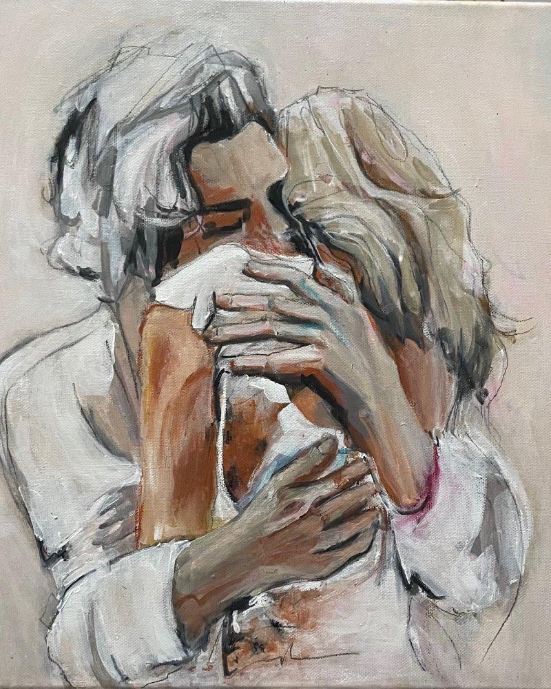 Painting Love to the End of the World by Olivera Vojnovic