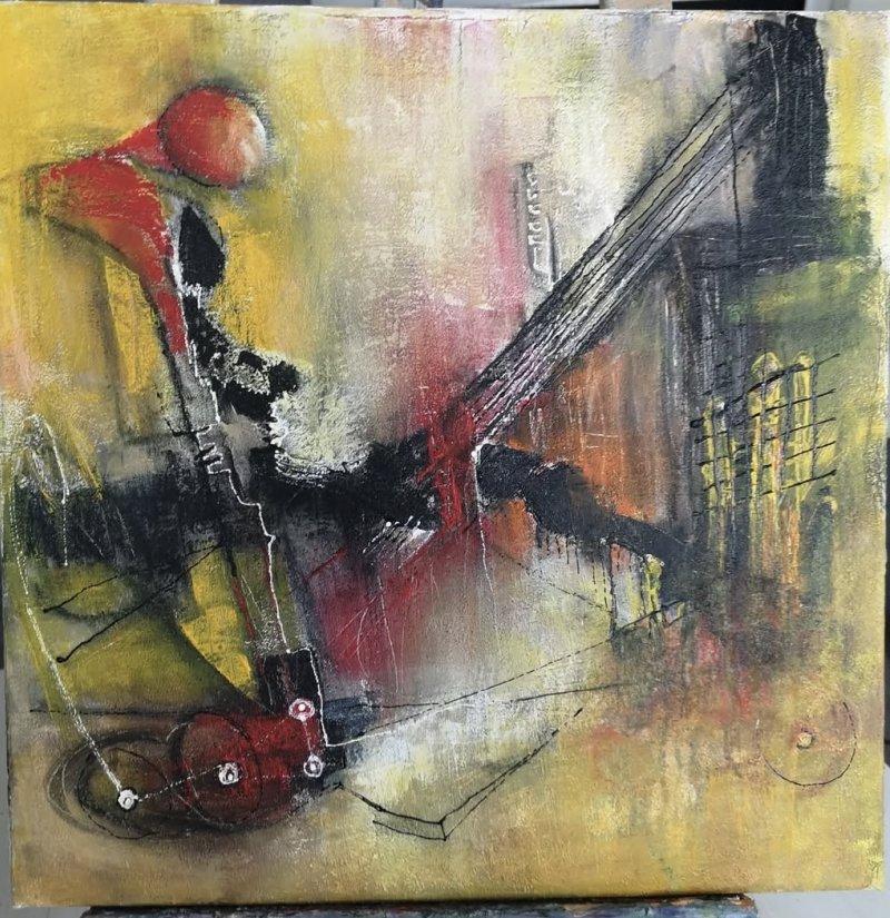 Street spirits, Painting Olivera Vojnovic