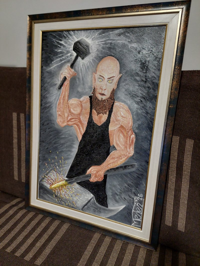 BLACKSMITH, Painting Todd M Art