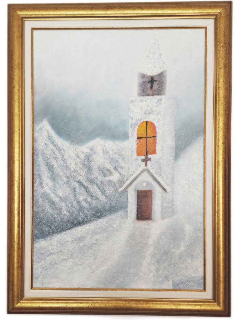 SECLUDED CHAPEL, Painting Todd M Art