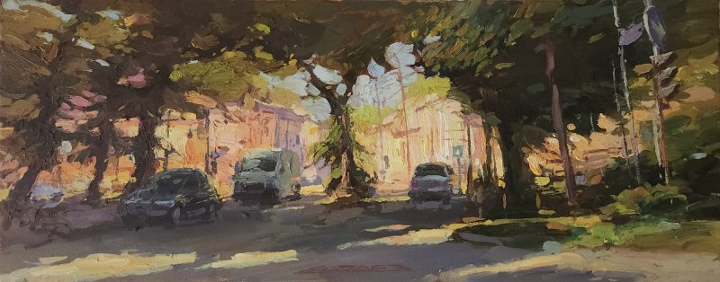 Summer Shadows, Painting Mihail Vachaev