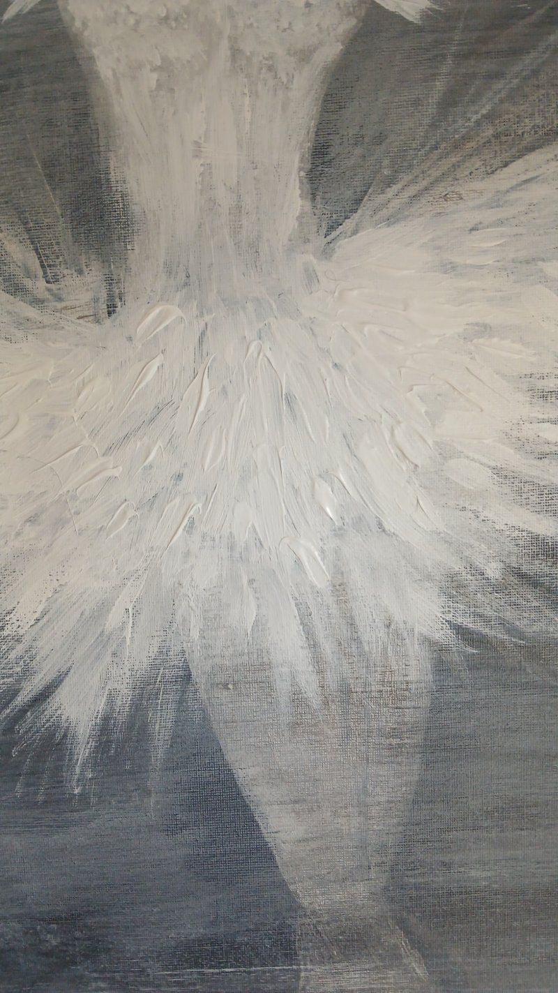 The white swan, Painting Vesna  Lekic