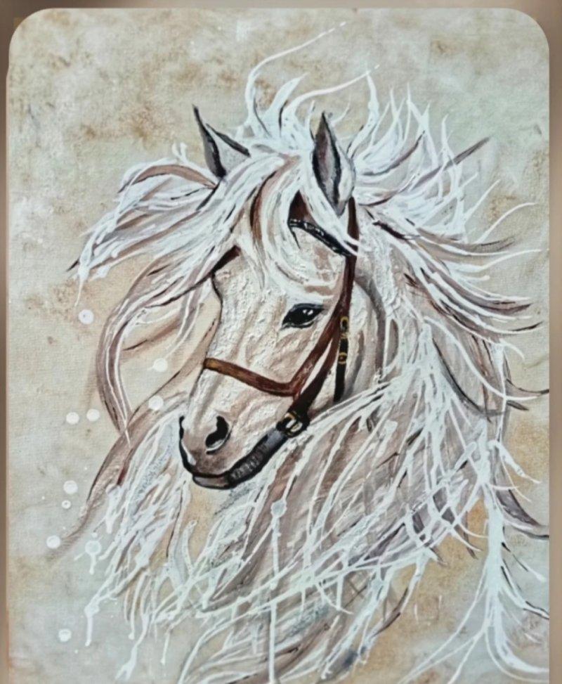 Unfettered freedom, Painting Mira Vuk