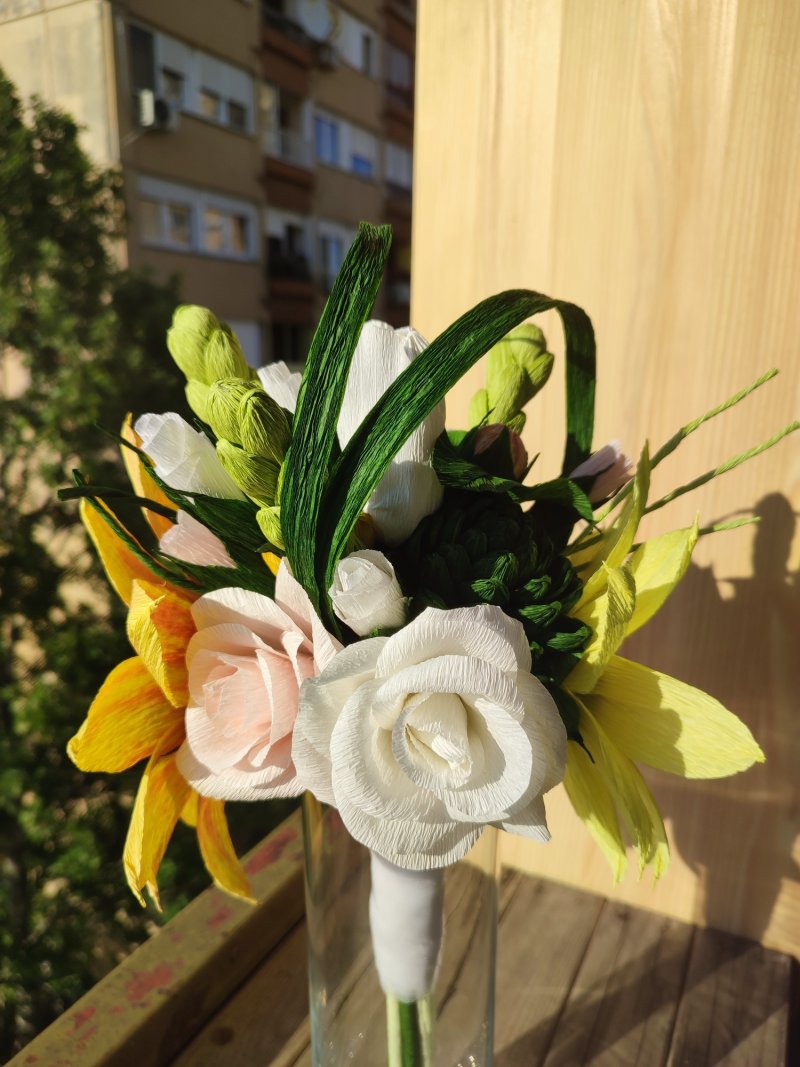 Bridal bouqet sunflower, Handicraft Ivana Jovanović
