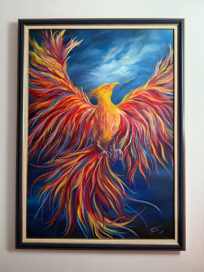 Phoenix, Painting Faith Art