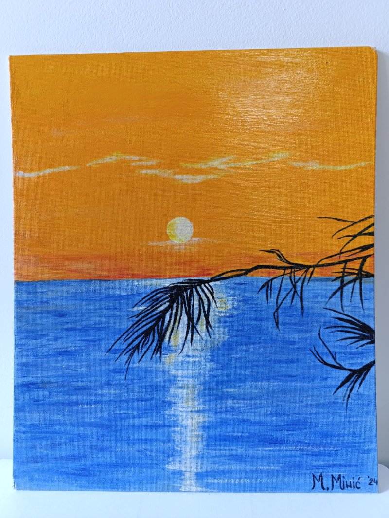 Scent of a Summer Sunset, Painting Miljana  Minic