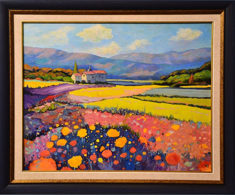 Dawn in the valley, Painting Rade Grahovac