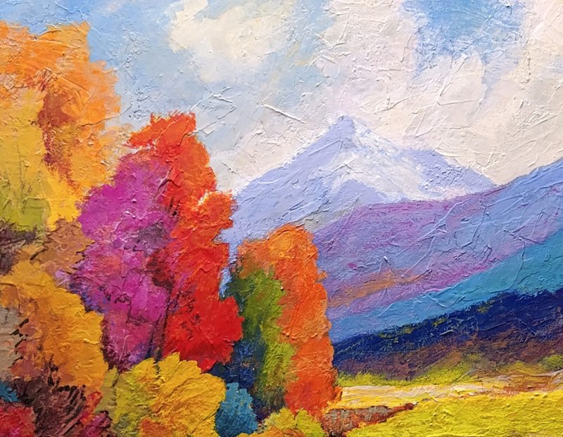 Mountain stream, Painting Rade Grahovac