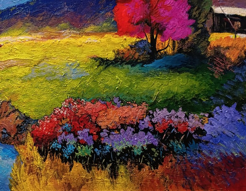 Mountain stream, Painting Rade Grahovac