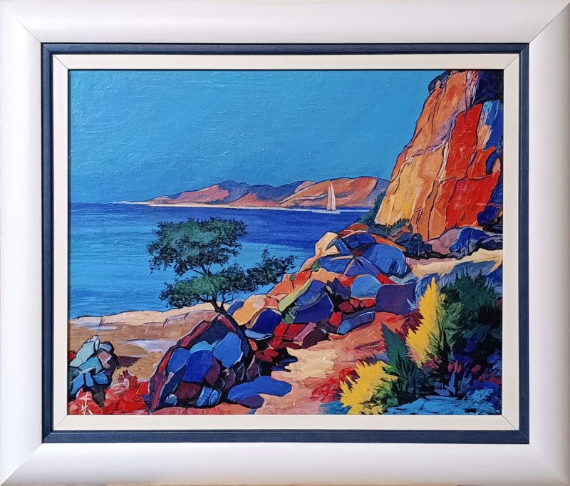 Sail in sight, Painting Rade Grahovac
