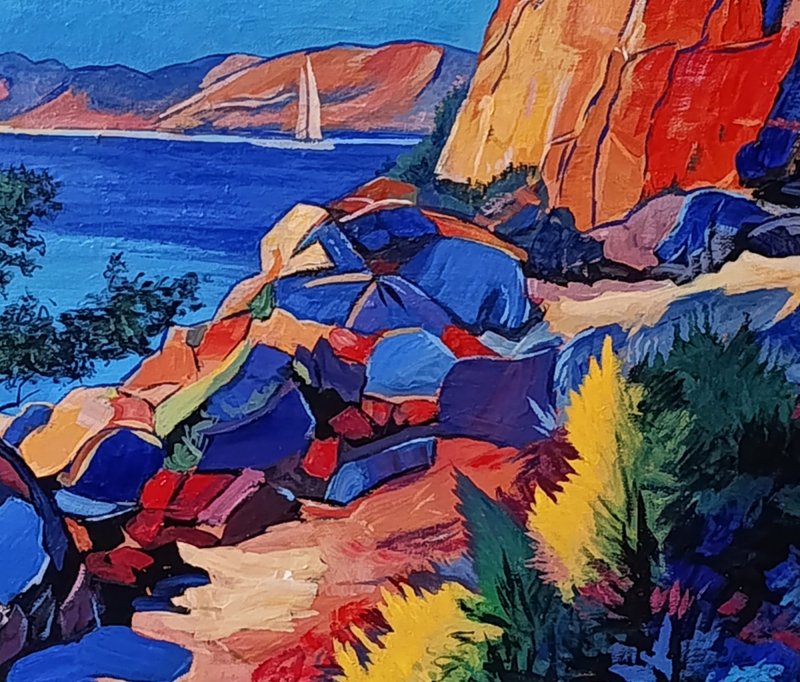 Sail in sight, Painting Rade Grahovac