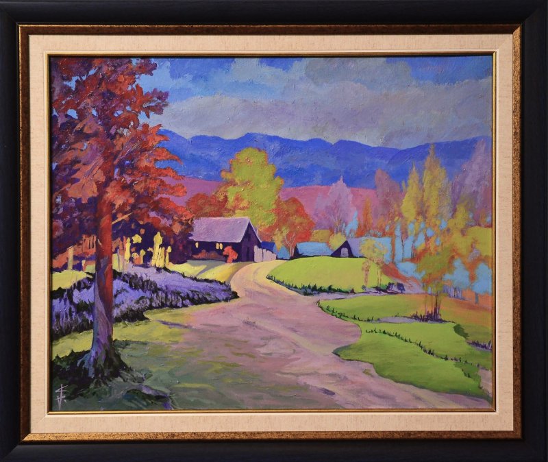 Rural Serenity, Painting Rade Grahovac
