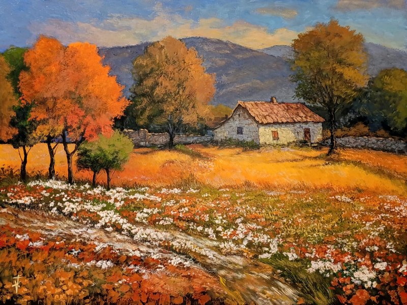 Under the copper sun of Herzegovina, Painting Rade Grahovac