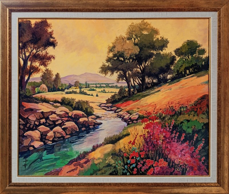 Turquoise River, Painting Rade Grahovac